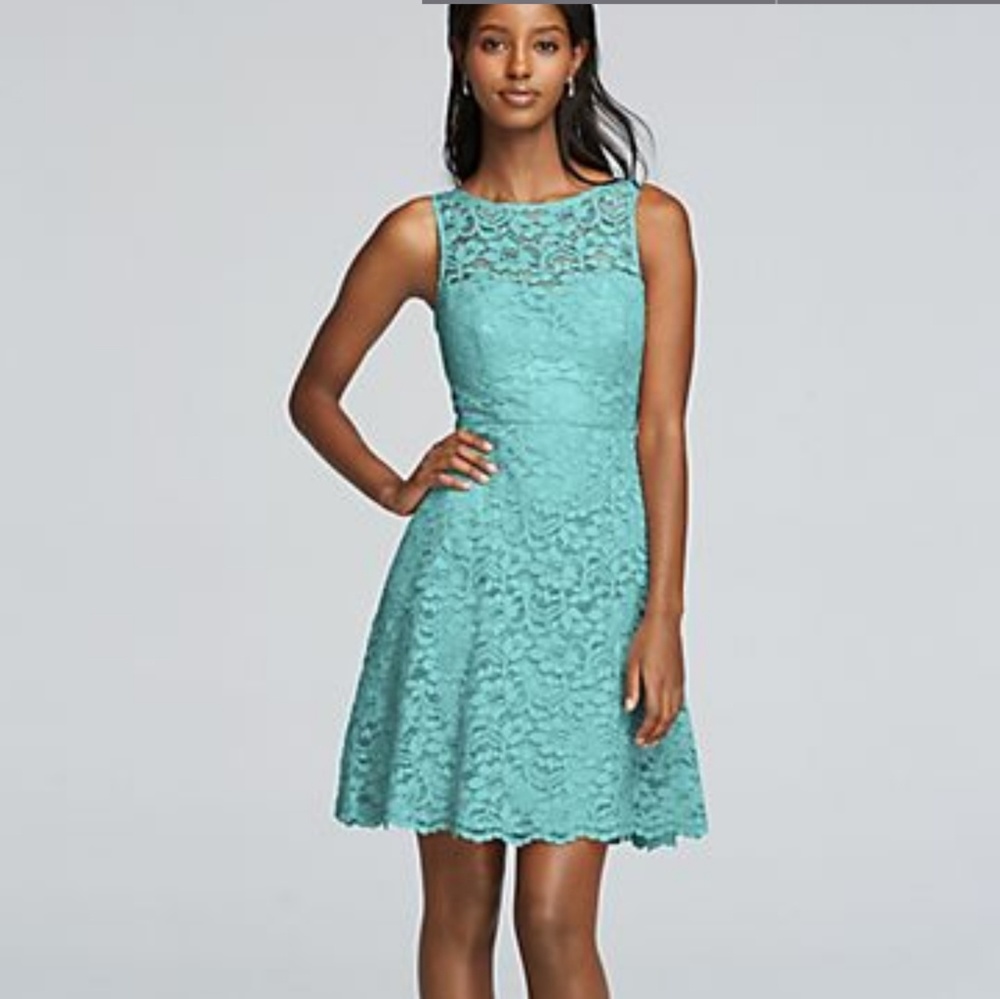 David's bridal lace dress
